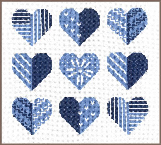 Vervaco Borduurpakket Hartjes PN-0171101