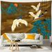 Tapisserie avec Fleurs et Oiseaux pour Décoration