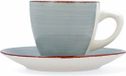 Quid Vita Morning Set van Kopje met Schotel Keramisch Blauw (22 cl) (4 pcs)