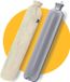 Pasper Extra Lange Kruik 75 cm met Hoes - 3.5 Liter Warmwaterkruik - Beige