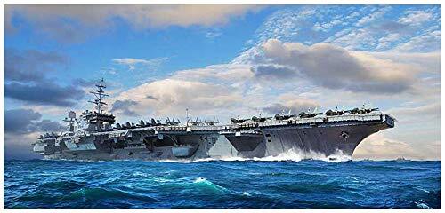 Trumpeter 006715 USS Constellation CV-64 plastic modelbouwset, gekleurd