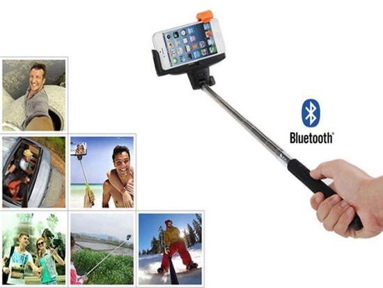 i12Cover Selfie Stick met Bluetooth afstandsbediening in handvat merk