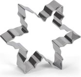 Patisse Uitsteekvorm Sneeuwvlok 8 cm RVS Zilver