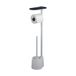 WENKO Porte-brosse WC avec porte-rouleau Mod. Albella Blanc