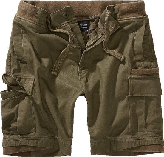 Brandit Packham Vintage Heren Shorts - olijf - S