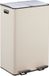 Relaxdays Prullenbak 2 vakken - elk 30 liter - afvalscheiding - binnenemmers - beige