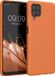 kwmobile telefoonhoesje geschikt voor Samsung Galaxy A12 - Back cover in fruitig oranje