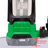 Merkloos / Sans marque Wan GmbH Vuilwaterpomp 15.000 l/u met 360° Hoekadapter en 1100 Watt voor Deeltjes tot 25 mm