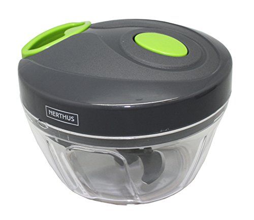 Nerthus FIH 326 Plantaardige hakmolen - Handbediende groentehakmolen met gebogen messen