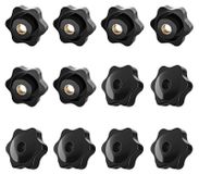 Icecat 12 Pièces Boutons Étoile Vis pour Applications Meubles