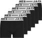 Jack & Jones Junior Jack&Jones SENSE TRUNKS JNR NOOS Boxershorts 6-pack - Zwart/Wit - Maat 176