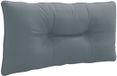 vidaXL Rugkussen PUTTEN 100% Polyester Blauw 70 x 40 x 10 cm