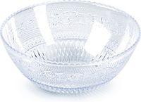 PlasticForte Bol - Style Cristal - Bol - Transparent - Plastique - Ø13,5 cm