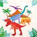 Merkloos Dinosaurus Servetten - 16 stuks - Groen - 33x33 cm - Kinderverjaardag