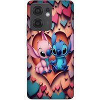 Oppo Coque Pour Oppo Reno 13F Stitch Angel coeur coloré