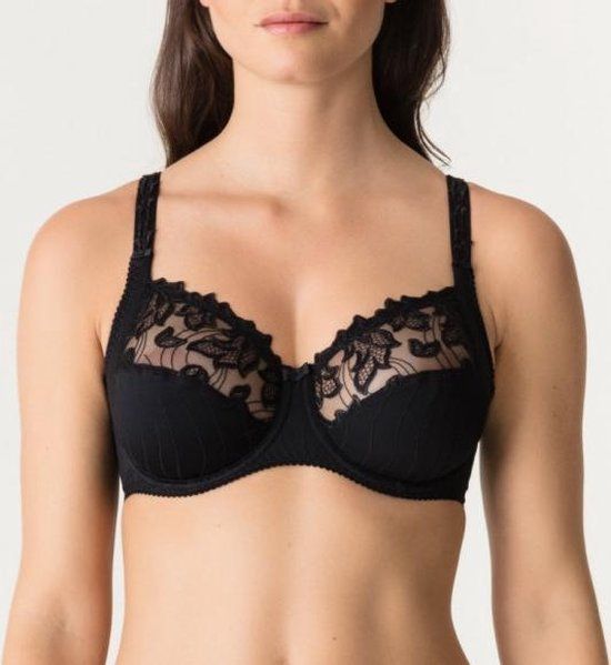 Primadonna Deauville Voorgevormde BH - Zwart - Maat 95G