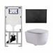 Geberit QeramiQ Dely Swirl Toiletset - Mat Wit