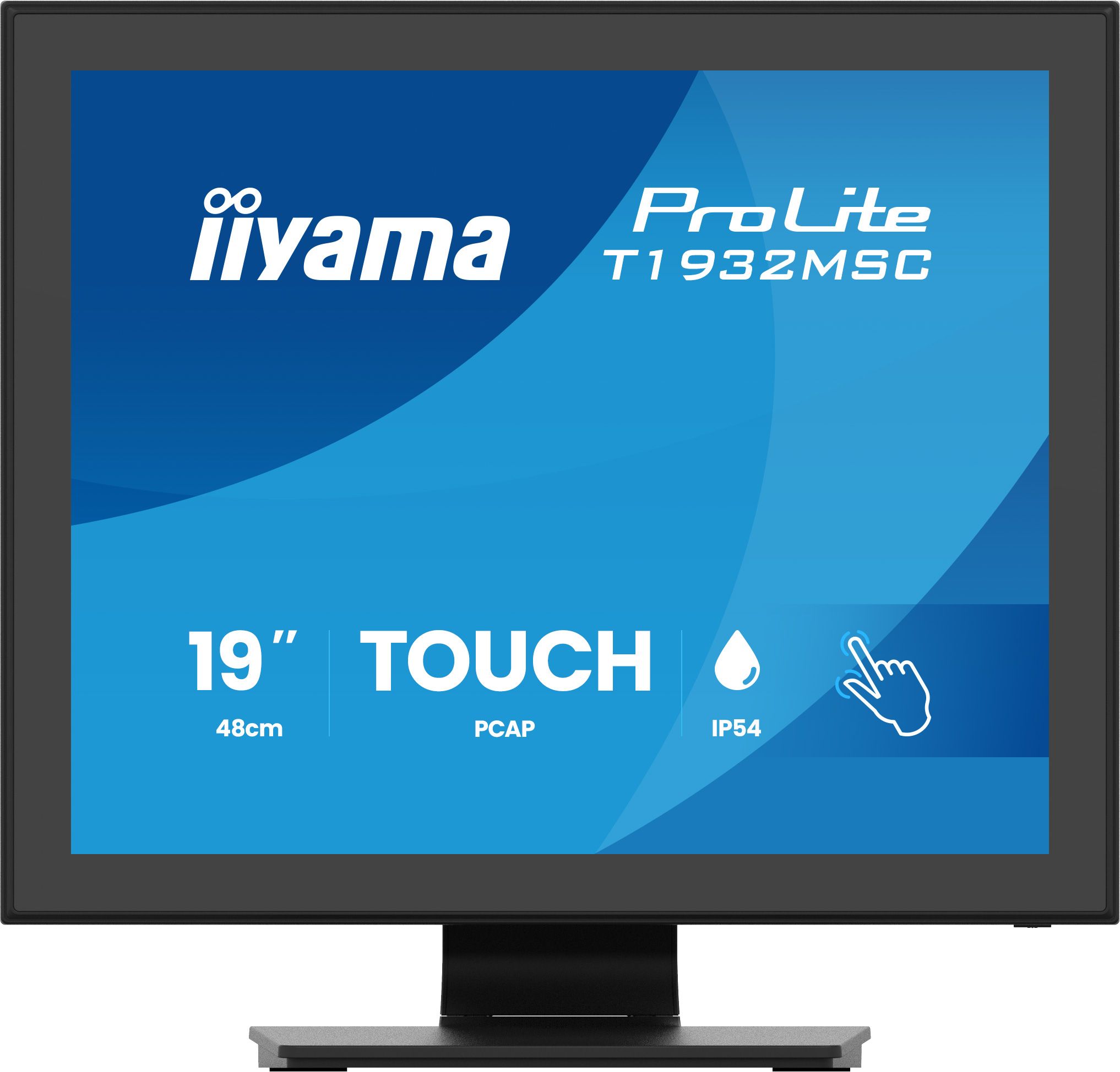 iiyama ProLite T1932MSC-B2S computer monitor 48,3 cm (19\") 1280 x 1024 Pixels SXGA LED Touchscreen Zwart
