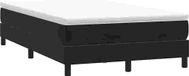 Boxspring velours noir 120x210 cm