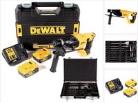 DeWalt DCH 133 P2 Snoerloze combihamer 18V 2.6J SDS plus Brushless + 2x accu 5.0Ah + lader + TSTAK + 17-delige boor- en beitelset