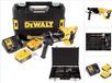 DeWalt DCH 133 P2 Snoerloze combihamer 18V 2.6J SDS plus Brushless + 2x accu 5.0Ah + lader + TSTAK + 17-delige boor- en beitelset
