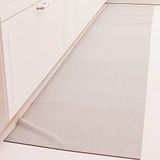 PETTI Artigiani Italiani - Keukentapijt, loper voor keuken, antislip en wasbaar, 52 x 100 cm, effen design, grijs, 100% Made in Italy