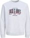 JACK & JONES JJAERO SWEAT CREW NECK Heren Trui XXL White Melange