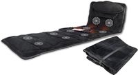 oCreon Elektrische massage mat, massagematras, met 10 motoren, 3 intensiteitsniveaus, 5 zones, infrarood