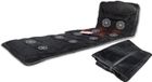 oCreon Elektrische massage mat, massagematras, met 10 motoren, 3 intensiteitsniveaus, 5 zones, infrarood