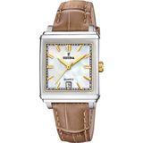 Festina F20682/4 Dames Polshorloge Analoog Leer Bruin