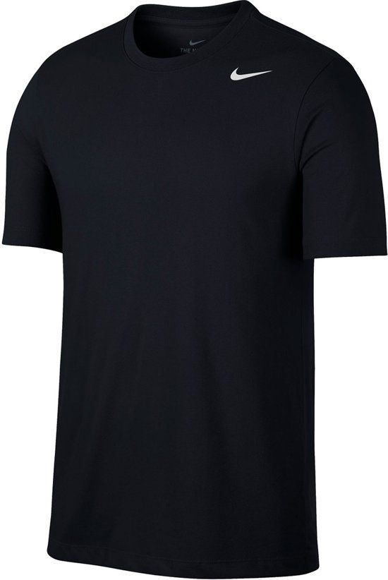 Nike - M NK Dry Tee Dfc Crew Solid - Heren - XXL - Zwart