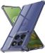 Techsuit Hoesje geschikt voor Motorola Edge 60 / Edge 60 Fusion - Shockproof Silicone Back Cover - Zwart