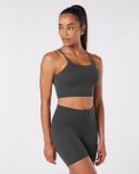 YO-GAYA - Sport BH - Anthracite - Maat L - Vrouwen - Medium ondersteuning