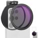 NEEWER Set bestaande uit variabel ND-filter van 67 mm en schroefdraadklem voor telefoon