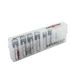 ANSMANN Premium accubox voor 4 Mignon AA of Micro AAA batterijen en batterijen – bewaardoos ter bescherming en transport, 8-delige accubox., 1 Stuk, transparant