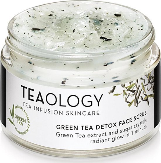 Teaology Green Tea Detox Face Scrub Gezichtsscrub 50 ml Reiniging
