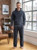 Merkloos / Sans marque Indigo Denim Joggingpak Heren Donkergrijs Katoen Kylian