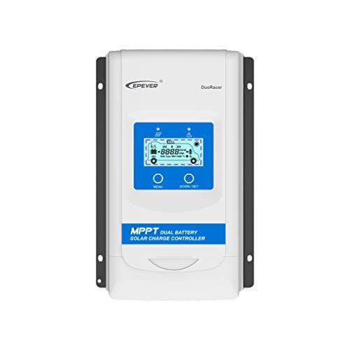 EPEVER DuoRacer MPPT laadregelaar op zonne-energie, 10-30 A, 12/24V - LCD