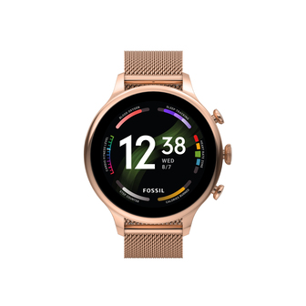 Fossil Gen 6 FTW6082 Smartwatch - 42mm, AMOLED, Rose Gold
