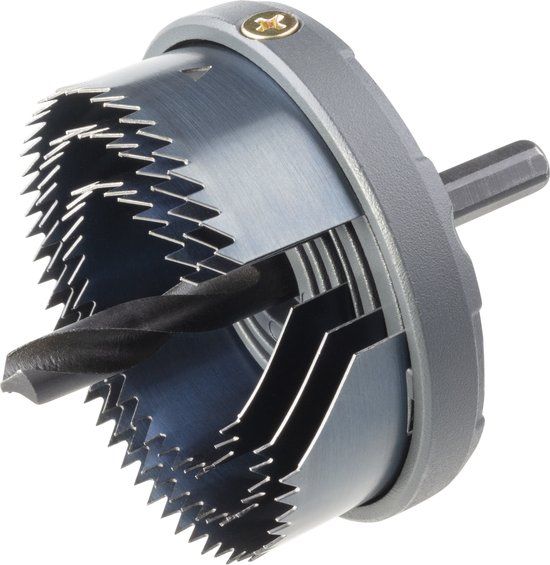 wolfcraft - Gatenzaag Ø 40–65 mm - Gatzaag voor gips en hout - 2169000