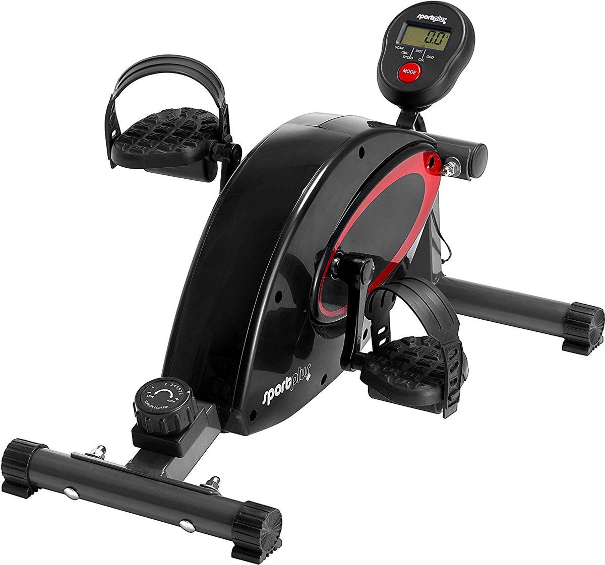 SportPlus SP-HT-0001 - Mini-hometrainer voor onder het Bureau - zwart