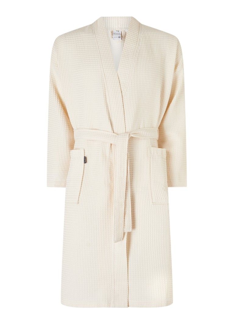 Vandyck Badjas met structuur en opgestikte zakken - unisex