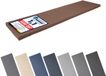 Garronda Bankkussen 160x40 cm – 4 cm dik – Waterafstotend & UV-bestendig – Zwart GD-AM-Dino