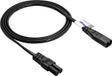 Akyga AK-RD-08A Voedingskabel C7 naar C8 1.5m Zwart