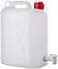 Vigor jerrycan met kraan voor levensmiddelen