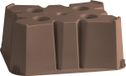 Belli Récupérateur D'eau Belli Rectangulaire Taupe, 500 L