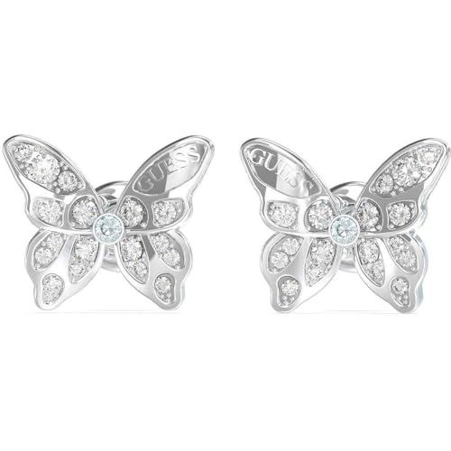 GUESS GUESS CHARMING STEEL EARRINGS BUTTERFLY CHRYSALIS JUBE04108JWRHT/U