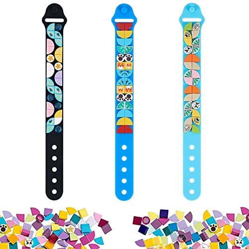 Chedin Kinderarmbanden, 6 stuks dots armbanden, vriendschapsbanden, speelgoed, doe-het-zelf creatieve knutselarmbanden, armbanden, armbanden voor kinderen, meisjes, jongens, tieners, verjaardagscadeaus