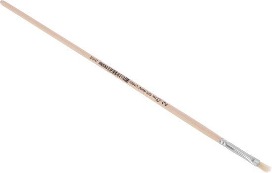 Copenhagen Pro Lyonpenseel - 10mm - Plat Wit Ongelakt