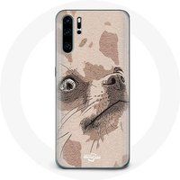 Maniacase Etui voor Huawei P30 Chihuahua hondenrace